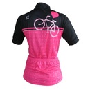 Camisa de Ciclismo Hupi Love Bike UV50+ - Feminina - Foto 2