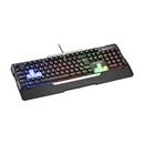 Teclado Gamer Semi Mecânico Warrior Wakiza LED Rainbow TC208 - Foto 2