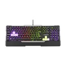 Teclado Gamer Semi Mecânico Warrior Wakiza LED Rainbow TC208 - Foto 4