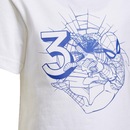 Camiseta adidas Marvel Homem Aranha GN4937 - Infantil - Foto 4