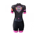 Macaquinho de Ciclismo Be Fast Caveira Mexicana - Feminino - Foto 2