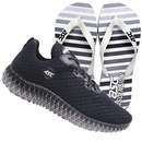 Kit Tênis Ascension Ghost 2 - Marinho + Chinelo Listra - Par - Foto 1