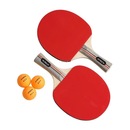 Kit Ping Pong Atrio: 2x Raquetes e 3x Bolas ES389 - Foto 1