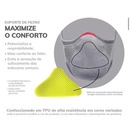 Kit Mascara Knit Z754 Fiber + 30 Filtros para Máscara Knit T2 t3 Fiber - Foto 4