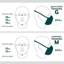 Kit Máscara Proteção Fiber Knit Sport Z754K-8192 - Adulto - Foto 4