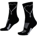 Meias Cano Médio Hupi Fé e Gratidão - 36 ao 42 - Adulto - Foto 1