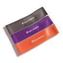 Mini Faixas Elásticas Gold Sports Pro - Tensões Fraca, Média e Forte - Foto 1