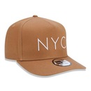 Boné Aba Curva New Era 940 A-Frame New York NYC Kaki - Snapback - Adulto - Foto 3