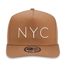 Boné Aba Curva New Era 940 A-Frame New York NYC Kaki - Snapback - Adulto - Foto 4