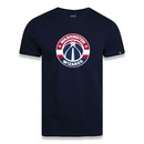 Camiseta New Era Washington Wizards Basic Logo Nba - Masculina - Foto 1