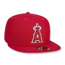 Boné Aba Reta New Era Los Angeles Angels 5950 Game Cap MLB - Fechado - Adulto - Foto 4