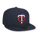 Boné Aba Reta New Era Minnesota Twins 5950 Game Cap - Fechado - Adulto - Foto 4