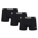 Cueca Boxer Puma sem Costura - Adulto - 3 Unidades - Foto 1