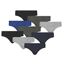 Cueca Slip Selene Algodão - Adulto - 9 Unidades - Foto 3