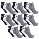 Kit de Meias Cano Médio Puma Esportiva - 24 Pares - Feminino - Foto 1