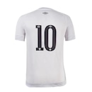 Camisa Umbro Santos I 2021 Classic Nº 10 - Masculina - Foto 3