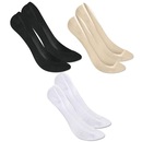 Kit Meias Sapatilha Selene Super Invisível com 3 Pares - 34 a 38 - Feminina - Foto 1