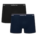 Kit de Cuecas Boxer Selene Algodão - 2 Unidades - Adulto - Foto 3