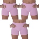 Kit de Calcinhas Boxer Selene Sem Costura com 3 unidades - Infantil - Foto 1
