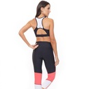 Top Fitness com Bojo Rola Moça Compression - Adulto - Foto 1