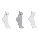 Kit de Meias Cano Médio Lupo Sport com 3 Pares - Adulto - Foto 1