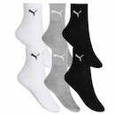 Kit Meias Puma Esportiva Cano Médio - 6 pares - Masculino - Foto 1