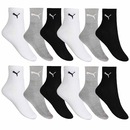 Meia Puma Esportiva Cano Médio - Masculina - 12 Pares - Foto 1