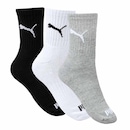 Meia Cano Médio Puma - 3 Pares - Adulto - Foto 1