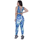 Conjunto Orbis Fitness com Top com Bojo Decote UV50 + Calça Legging Estampa - Feminina - Foto 2