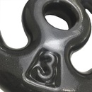 Anilha Emborrachada Ahead Sports Vazada - 3kg - Foto 2