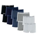 Kit Cueca Boxer Mash 10 Peças Masculina Algodão Elástico - Foto 1