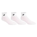 Meia Asics Easy Quarter Cano Médio - 3 Pares - Foto 1