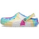 Sandália Crocs Classic Lined Tie Dye Clog Powder - Adulto - Foto 2