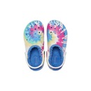 Sandália Crocs Classic Lined Tie Dye Clog Powder - Adulto - Foto 5