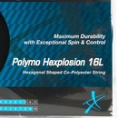 Corda de Raquete Zons Hexplosion 16L Set Individual - 1.28mm - Foto 2