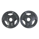 Anilha Ahead Sports Sport Emborrachada Furo Standad - 2kg - Foto 2