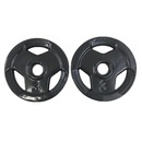 Anilha Sport Emborrachada Furo Standad Ahead Sports 3kg Pret - Foto 2