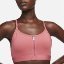 Top Fitness com Bojo Nike Dri-FIT Indy Zip-Front - Feminino - Foto 3