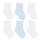 Kit de Meia Sapatilha Selene Básica Bebê com 6 Pares - Infantil - Foto 1
