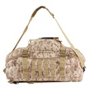 Mala Mochila Grande de Viagem Tática Invictus Expedition Camuflada Sistema MOLLE - 70 Litros - Foto 2