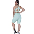 Bermuda Orbis Fitness com Bolso Jacquard Relevo - Feminina - Foto 5
