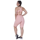 Bermuda Orbis Fitness com Bolso Jacquard Relevo - Feminina - Foto 4