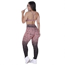 Conjunto Orbis Fitness com Calça Legging Degrade + Top Tiras com Bojo Removível - Feminino - Foto 2