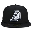 Boné Aba Reta New Era 59FIFTY Los Angeles Lakers NBA Authentic Draft Series - Fechado - Adulto - Foto 2