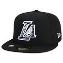Boné Aba Reta New Era 59FIFTY Los Angeles Lakers NBA Authentic Draft Series - Fechado - Adulto - Foto 1