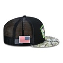 Boné Aba Reta New Era Seattle Seahawks 950 NFL 21 Salute Service - Snapback - Adulto - Foto 5