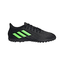 Chuteira Society adidas Deportivo Adulto - Preto E Verde - Foto 1