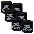 Kit Bandagem Elástica 3m Muvin com 3 Pares - Atadura Protetora - Boxe Muay Thai Artes Marciais Luta - Foto 1