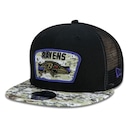 Boné Aba Reta New Era Baltimore Ravens 950 NFL 21 Salute Service - Snapback - Adulto - Foto 1