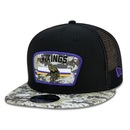 Boné Aba Reta New Era Minnesota Vikings 950 NFL 21 Salute Service - Snapback - Adulto - Foto 1